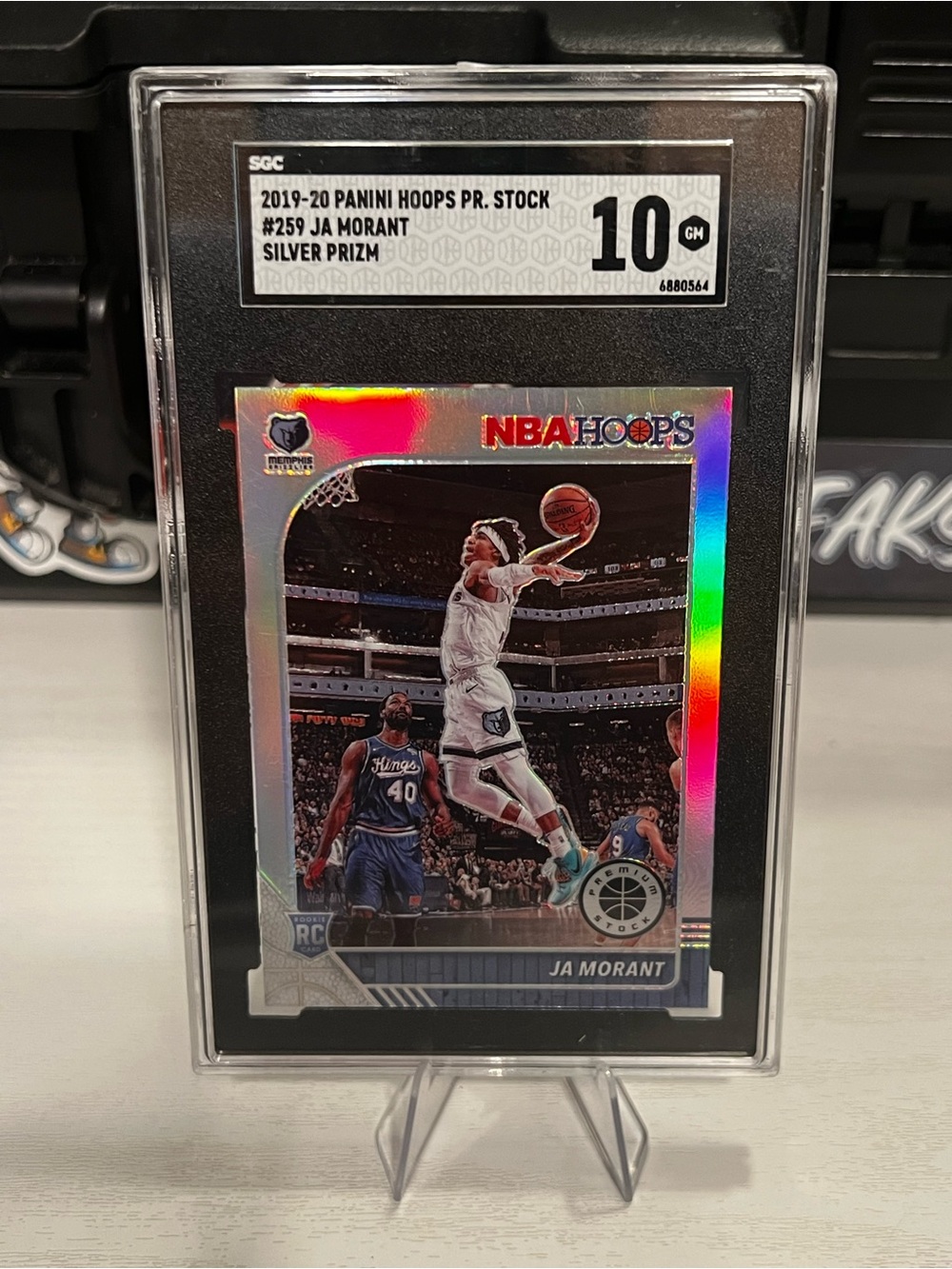 Ja Morant silver rookie SGC 10 card